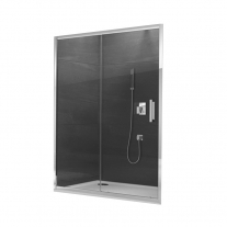 OCELIA, USA CULISANTA DIN 2 ELEMENTE, 120X190CM, PROFIL SLEFUIT LUCIOS, STICLA SECURIZATA TRANSPARENTA 5MM, OCES21205007