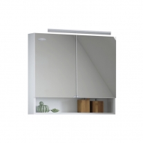 EVELIN, TOE 80, WHITE, DULAP CU OGLINDA, 80X14X70CM, 573980