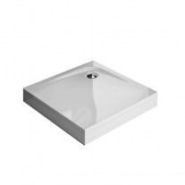 EVELIN Q 90/O, ALBA, CADITA DE DUS PATRATA CU MASCA, PICIOARE INCLUSE, 90X90X15.7CM, FI 90, ACRIL, 593040