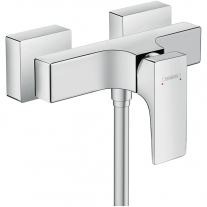 Baterie dus cu montaj pe perete, Hansgrohe, Metropol, crom