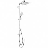 Set de dus Hansgrohe, Crometta E 240 Reno, cu palarie si para de dus, crom