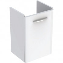 Mobilier suspendat Geberit, Selnova Square, pentru lavoar de 45 cm, alb