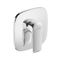 Baterie de dus, Kludi, Ameo, partea vizibila, crom