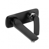 Baterie lavoar, Kludi, Balance, partea vizibila, negru mat