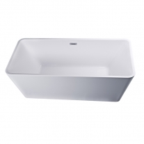 Cada freestanding, Florida, Quadro New 175, dreptunghiulara, cu instalatie completa, alb