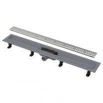 Set rigola de dus, AlcaPlast, Simple, cu capac, 85 cm