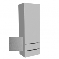 MALAYA, M 1301, DARK GRAY, DULAP INALT H=130CM, CU USA SI 2 SERTARE, 573720