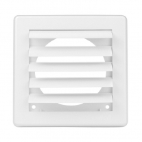 Rama de aerisire Haco, gravitationala, 15 x 15 cm, alb