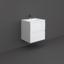 Mobilier suspendat, Rak, Joy-Base, pentru lavoar, 60 cm, alb