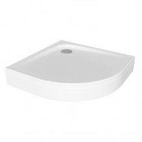 Cadita de dus semirotunda pentru inzidire, Kolpasan, Evelin R 80, R=55 cm, acril