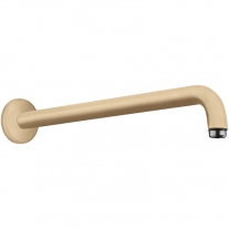 Brat de dus cu prindere pe perete, Hansgrohe, bronz periat