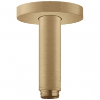 Brat de dus, Hansgrohe, S 100, cu montaj pe tavan, 10 cm, bronz periat