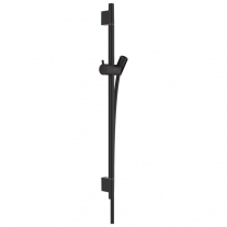 Bara de dus, Hansgrohe, Unica S Puro, cu furtun, 65 cm, negru mat