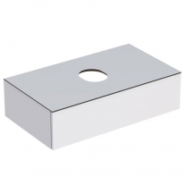 Mobilier suspendat, Geberit, VariForm, pentru lavoar pe blat, 90 cm, alb lucios