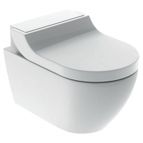 Set vas WC suspendat, Geberit, Aquaclean, Tuma Classic, capac cu functie de bideu, alb