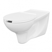 Vas WC suspendat, Cersanit, Etiuda, pentru persoanele cu dizabilitati, alb
