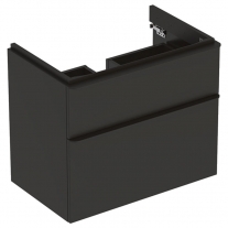 Mobilier suspendat, Geberit, Smyle Square, pentru lavoar, 75 cm, lava mat