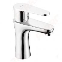 Baterie lavoar, Ferro, Algeo, cu ventil click-clack, crom