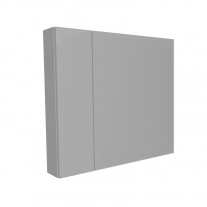 NAOMI, TON 80 NATURAL WOOD, DULAPIOR SUSPENDAT CU OGLINDA SI 2 USI, 80X70X13CM, 546780