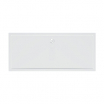 Cadita de dus dreptunghiulara, Kolpasan, Flamenco, pentru inzidire, 120 x 90 cm, alb