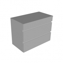 NAOMI, ON 60 DARK CONCRETE, DULAP SLIM SUSPENDAT CU 2 SERTARE, 60X45.4X32.5CM, 546960