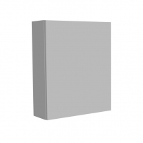 NAOMI, TON 60 WHITE, DULAPIOR SUSPENDAT CU OGLINDA SI 1 USA, 60X70X13CM, 546720