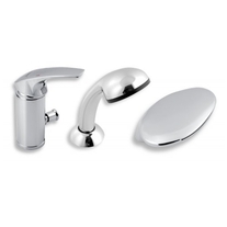 Baterie cada Ferro, Metalia 57, cu 3 gauri, crom