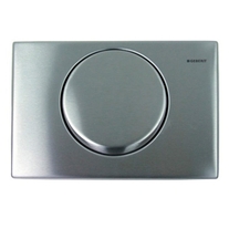 Clapeta cu actionare start-stop Geberit, Delta15, otel inox lustruit